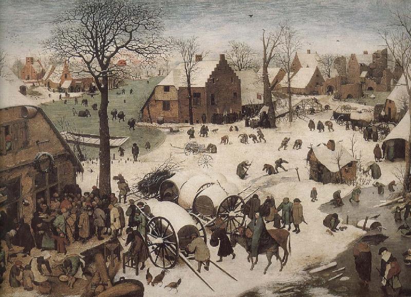 Pieter Bruegel Household surveys of Bethlehem oil painting picture
